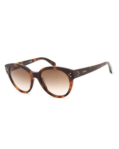 celine cl40169i|Celine Brown Gradient Oval Ladies Sunglasses CL40169I 53F 54.